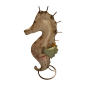 Seahorse old iron different colours 21x46cm (7759)
