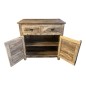 Wooden sideboard louvre(7784)
