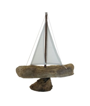 Boot drijfhout +/-25x H40 cm (7833)