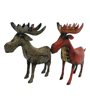 Moose altes Eisen 35x40 cm (7836)