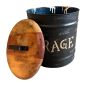 Holz-Aufbewahrungsbox mit Deckel L 25x32 cm (7866)