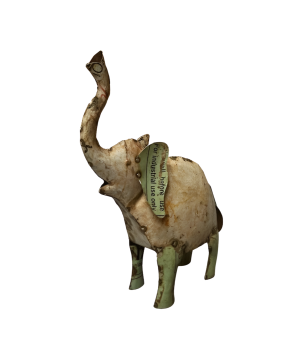 Elefant Old-Eisen 35x40 cm. (7871)